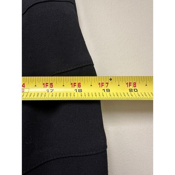 Sandro Black Side Zip Workwear Classic Knee Length Skirt Size 10 Clueless - Picture 8 of 9